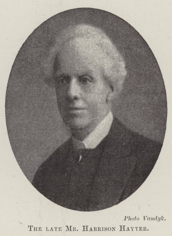 Il defunto signor Harrison Hayter da English Photographer