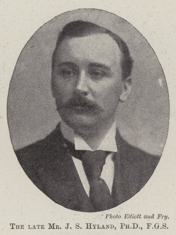 Il defunto signor J S Hyland, PhD, FGS da English Photographer