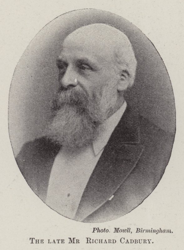 Il defunto Mr Richard Cadbury da English Photographer