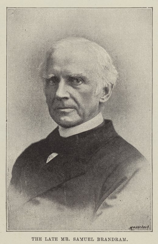 Il defunto Mr Samuel Brandram da English Photographer