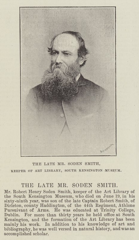 Il defunto signor Soden Smith, custode della biblioteca d