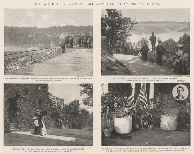 Il defunto Presidente McKinley, ultime apparizioni a Niagara e Buffalo da English Photographer