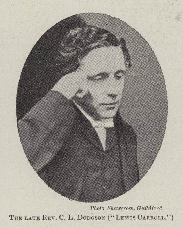 Il defunto Reverendo C L Dodgson, Lewis Carroll da English Photographer