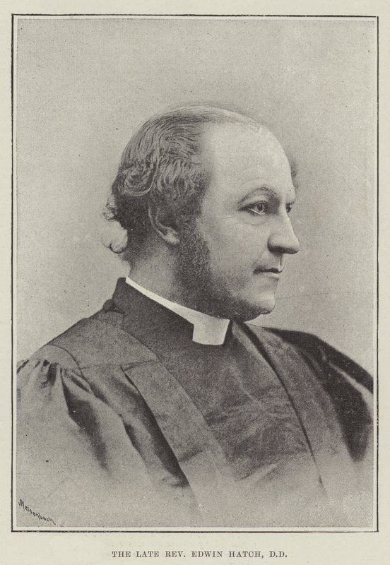 Il defunto Reverendo Edwin Hatch, DD da English Photographer