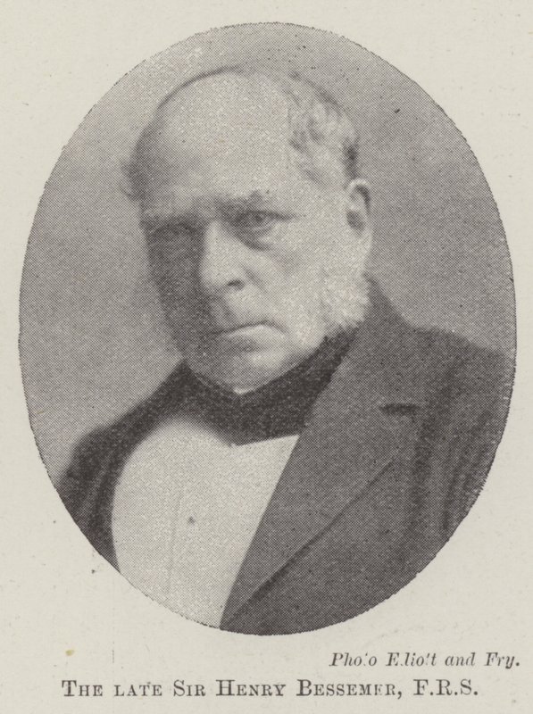 Il defunto Sir Henry Bessemer, FRS da English Photographer