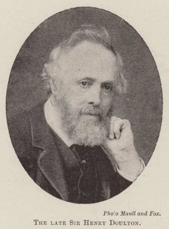 Il defunto Sir Henry Doulton da English Photographer