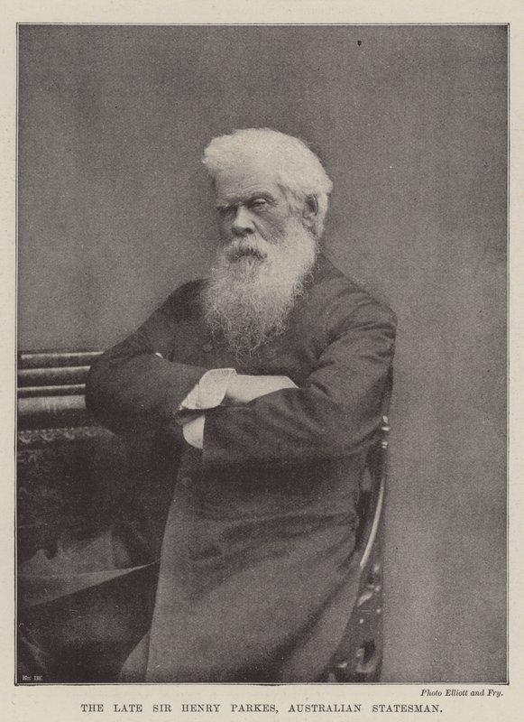 Il defunto Sir Henry Parkes, Statista Australiano da English Photographer