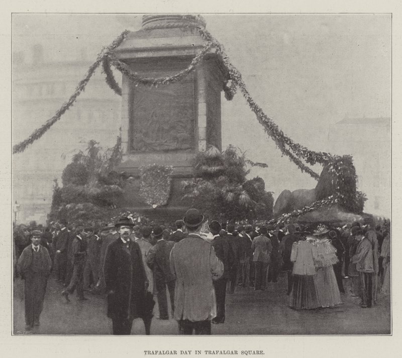 Giorno di Trafalgar a Trafalgar Square da English Photographer