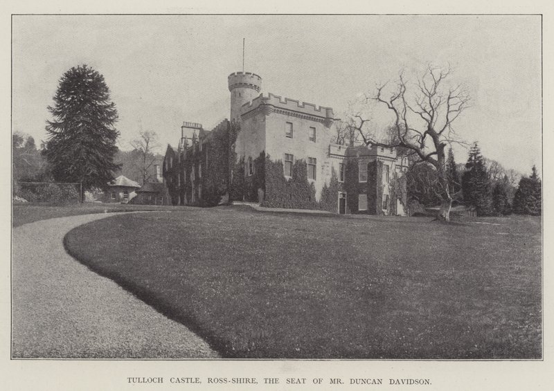 Castello di Tulloch, Ross-Shire, la Residenza di Mr Duncan Davidson da English Photographer