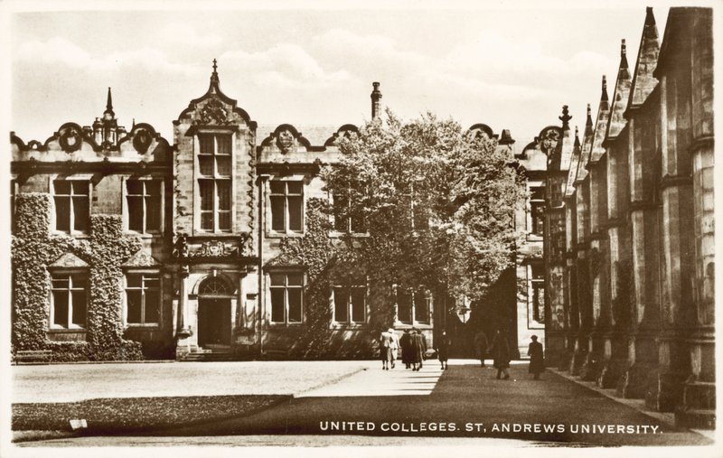 Collegi Uniti, Università di St Andrews, Scozia da English Photographer