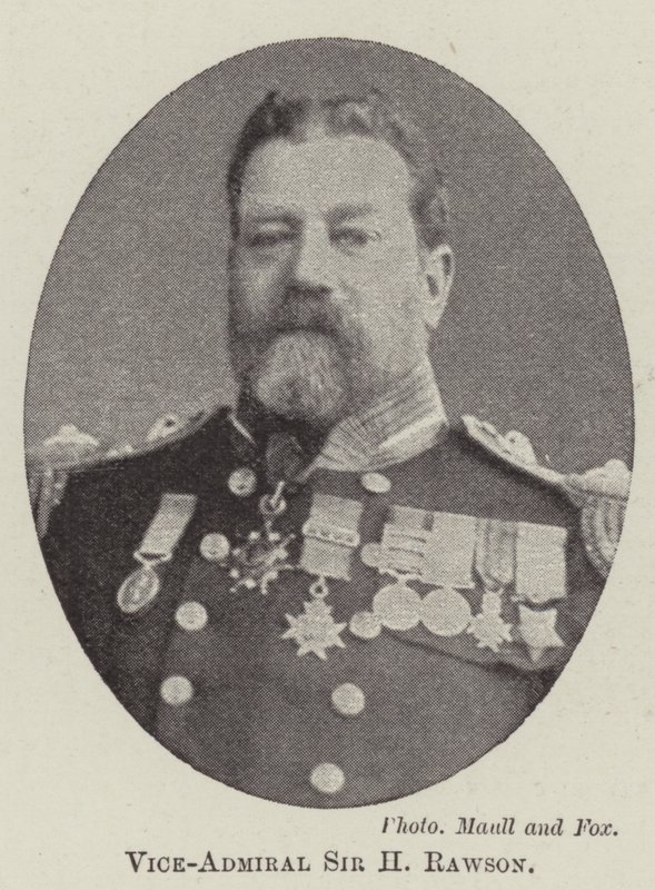 Viceammiraglio Sir H Rawson da English Photographer