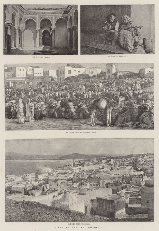 Vedute di Tangeri, Marocco da English Photographer
