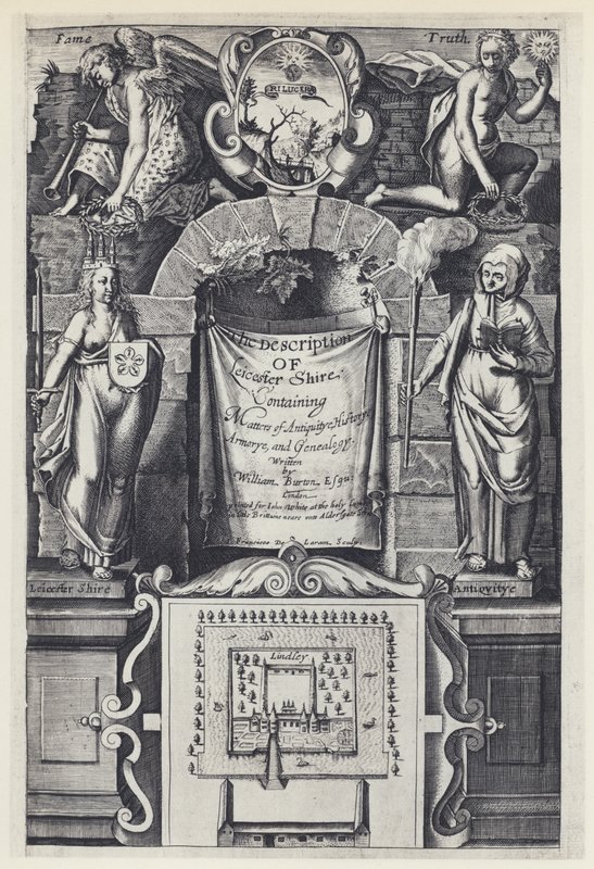 W Burton, La Descrizione della Contea di Leicester, I White 1622 da English Photographer