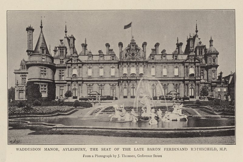 Waddesdon Manor, Aylesbury, la residenza del defunto Barone Ferdinand Rothschild, MP da English Photographer