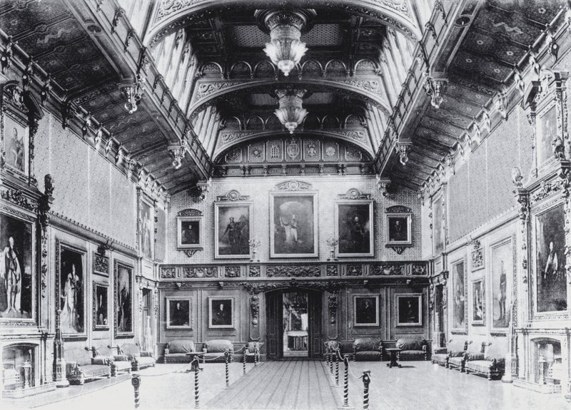 Sala di Waterloo, Castello di Windsor da English Photographer