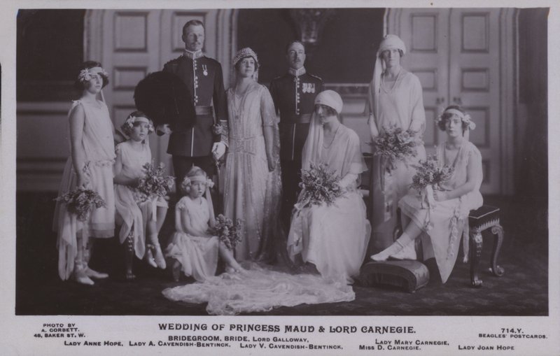 Matrimonio della Principessa Maud e Lord Carnegie da English Photographer