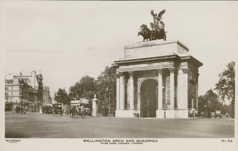 Arco di Wellington e Quadriga, Hyde Park Corner da English Photographer