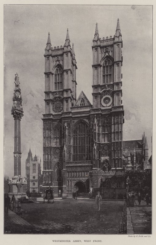 Abbazia di Westminster, facciata ovest da English Photographer