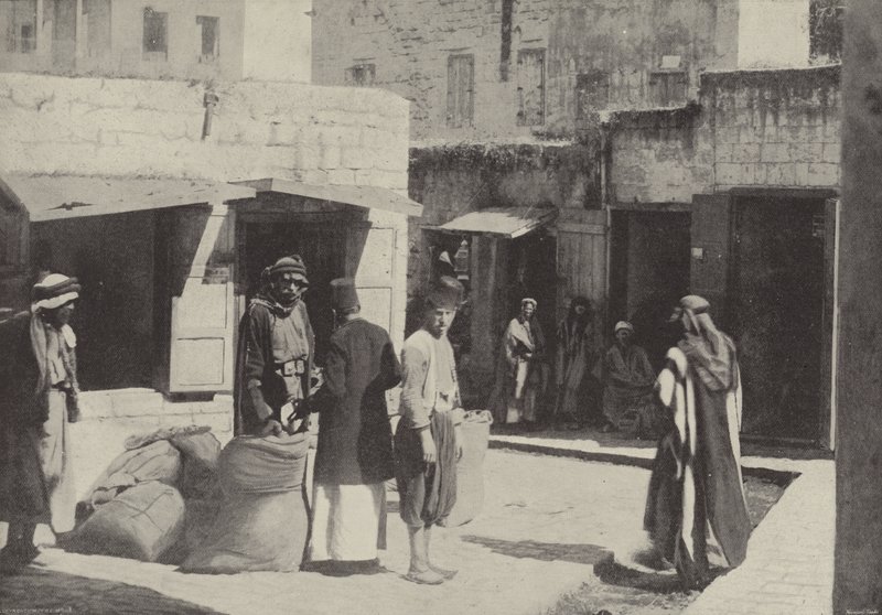 Mercato del Grano, Nazareth, dove Cristo crebbe da English Photographer
