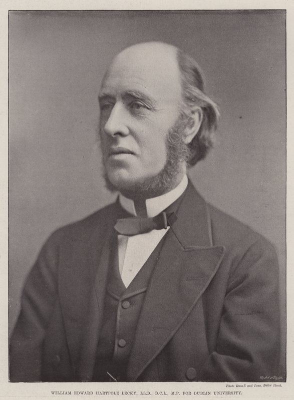 William Edward Hartpole Lecky, LLD, DCL, MP, per l