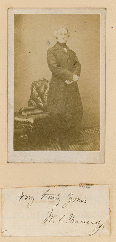 William Macready, attore da English Photographer