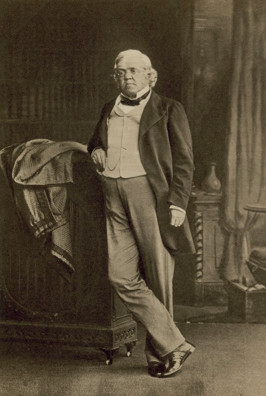 William Makepeace Thackeray, romanziere e satirico inglese da English Photographer