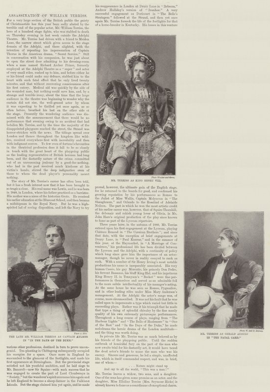 William Terriss da English Photographer