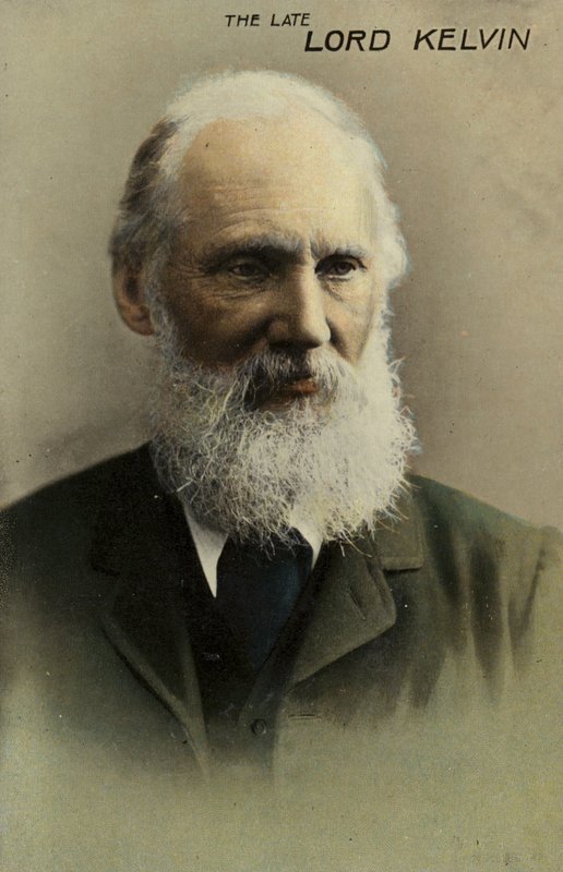 William Thomson, 1° Barone Kelvin (1824-1907), fisico e ingegnere britannico (foto colorata) da English Photographer