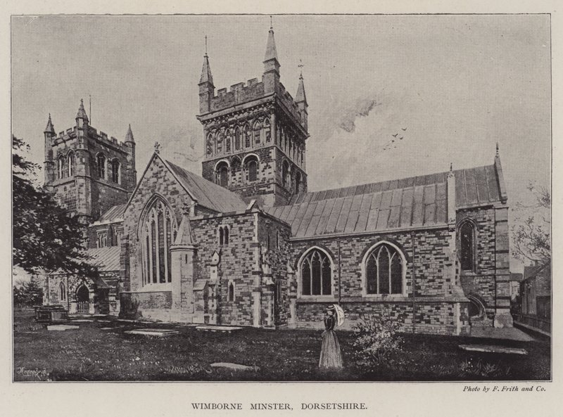 Cattedrale di Wimborne, Dorsetshire da English Photographer