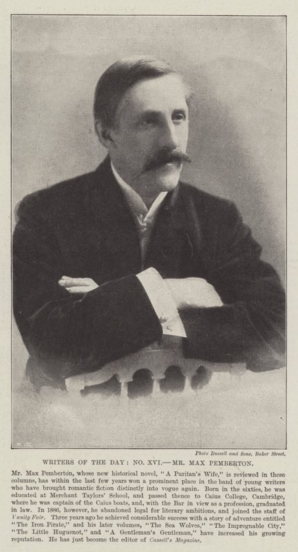 Scrittori del giorno, Mr Max Pemberton da English Photographer
