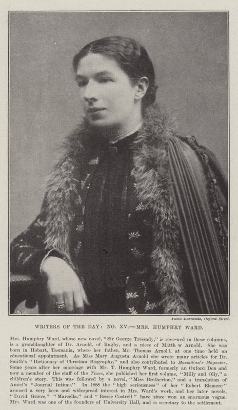 Scrittori del giorno, Mrs Humphry Ward da English Photographer