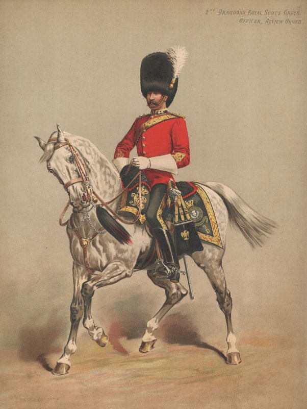 2° Dragoni, Royal Scots Greys, Ufficiale, Ordine di Revisione da English School