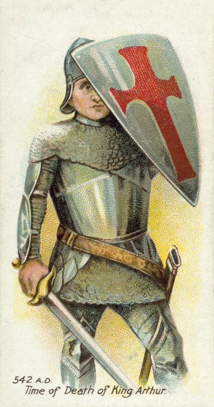 542 d.C., tempo della morte di Re Artù da English School