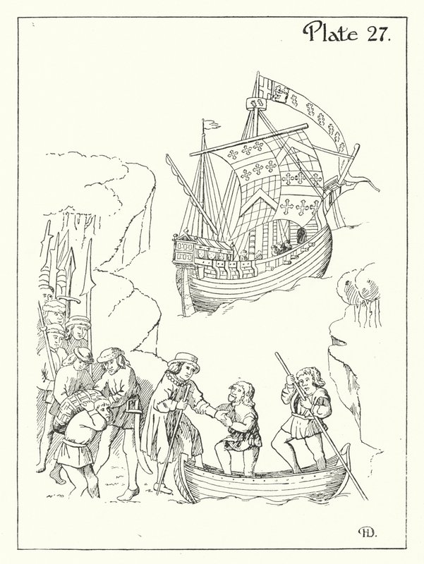 Una nave del XV secolo da English School