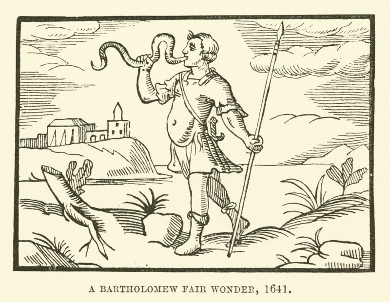 Una meraviglia della fiera di San Bartolomeo, 1641 da English School