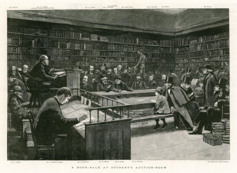 Vendita di libri alla sala d