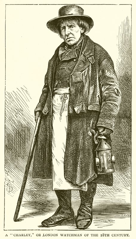 Un Charley, o Guardiano di Londra del XVIII secolo da English School