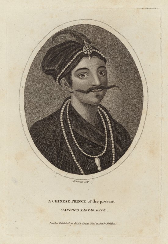 Un Principe Cinese del presente, Razza Manchu Tartara da English School