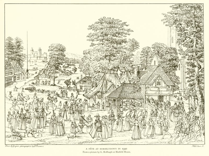 Una festa a Horselydown nel 1590 da English School