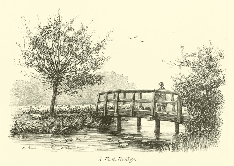 Un ponte pedonale da English School