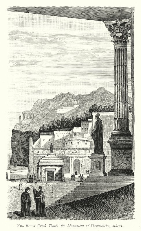 Tomba Greca, il Monumento di Temistocle, Atene da English School