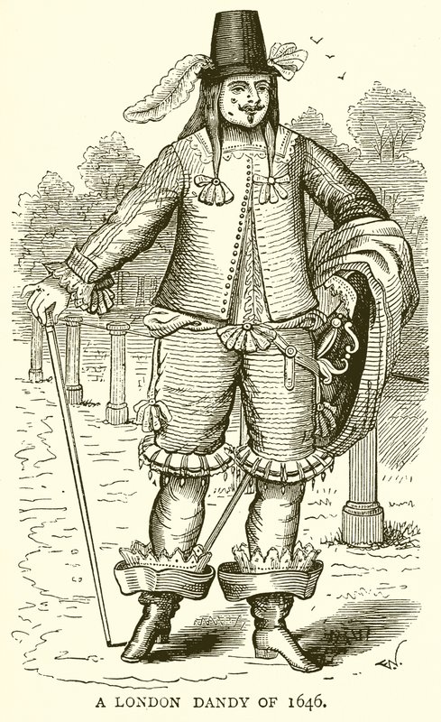 Un Dandy di Londra del 1646 da English School