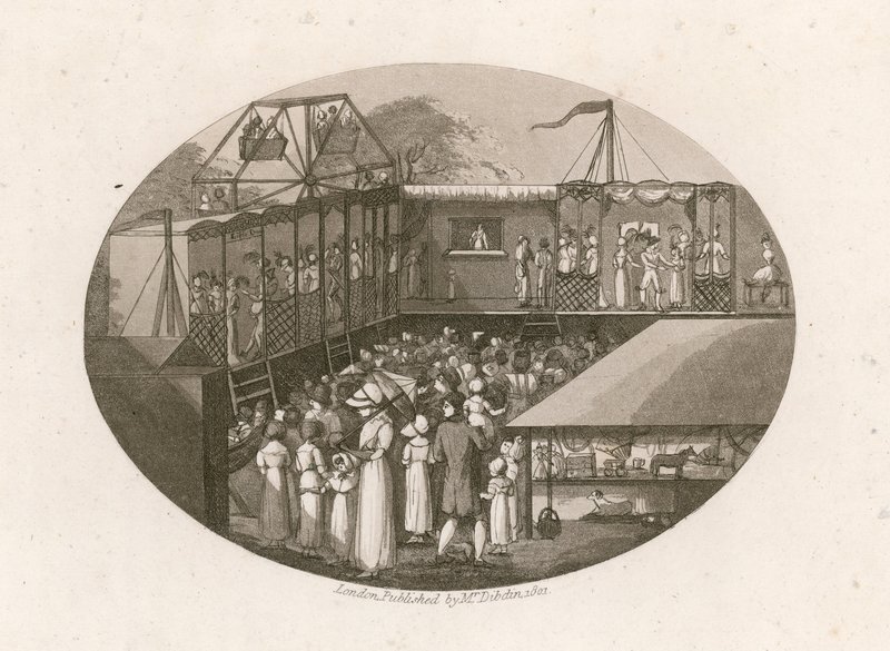 Una fiera di Londra, possibilmente a Camberwell da English School