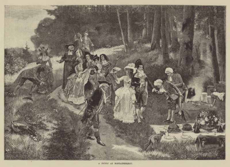 Un picnic a Fontainebleau da English School