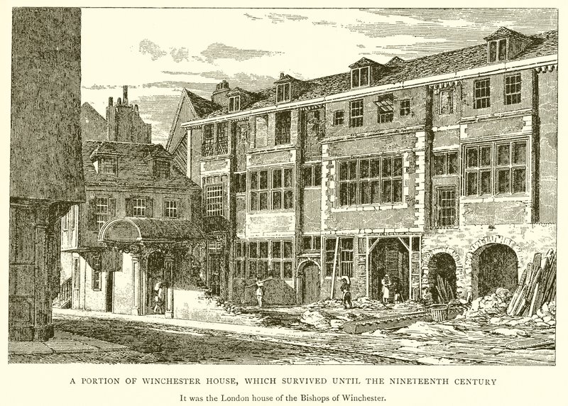 Una parte della Winchester House, sopravvissuta fino al XIX secolo da English School