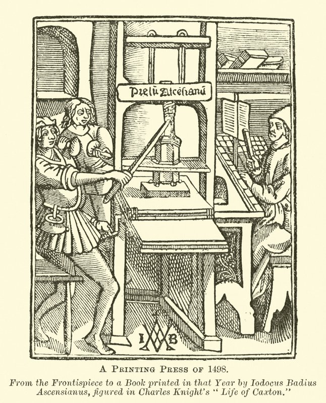 Una Stampa del 1498 da English School