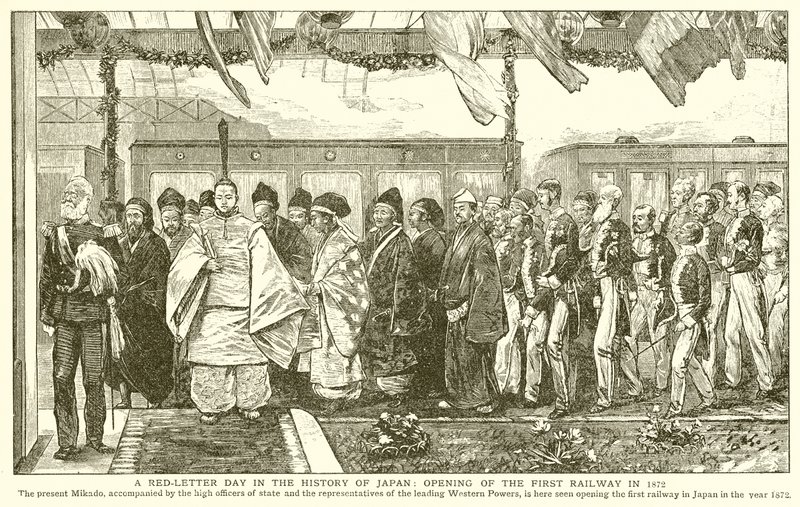 Un giorno memorabile nella storia del Giappone: apertura della prima ferrovia nel 1872 da English School
