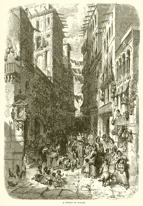 Una strada di Napoli da English School
