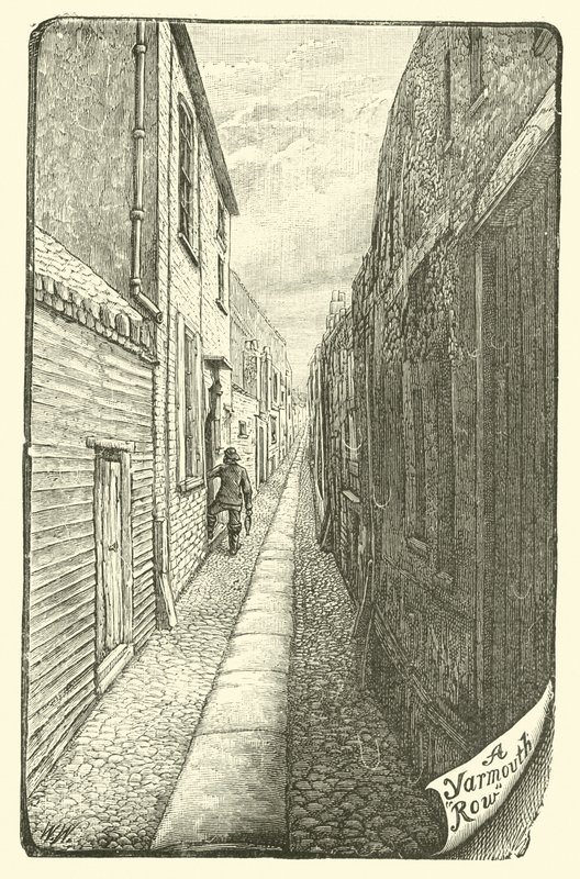 Una strada di Yarmouth da English School