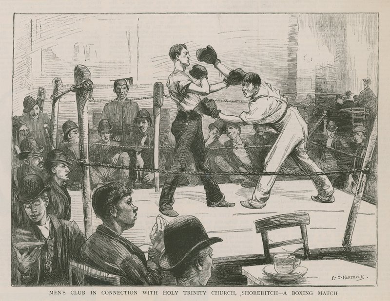 Un incontro di boxe da English School